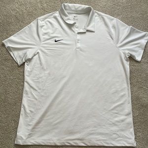 Mens Nike golf polo - never worn - white - XL